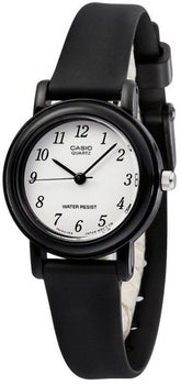 Casio, Women’s Watch Analog, White Dial Black Resin Band,  LQ-139BMV-1BLDF